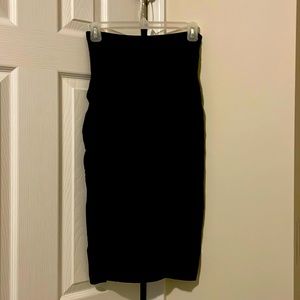 Black bandage midi skirt size small from Bebe